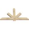 Ekena Millwork Kennewick Rough Sawn Timber Gable Bracket, Douglas Fir, 48"W x 28"H x 2"D x 4"F, 14/12 Pitch GBW048X28X0204KEN00RDF - alternate 3